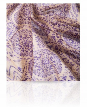 Палантин Женский W-MOSAIC/PURPLE